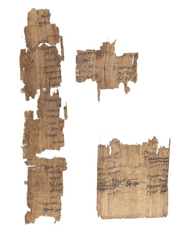 Collection of Greek and Coptic papyri fragments, 2nd to 4th century by Unbekannt