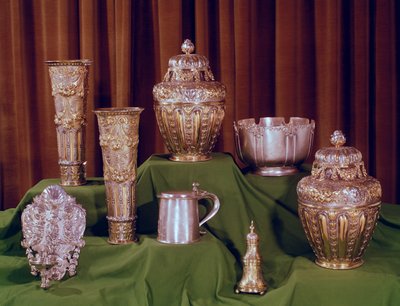 Collection of Silver and Silver-Gilt Pieces, Pre 17th Century by Unbekannt