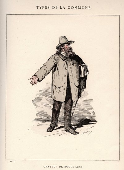 Commune of Paris: costume of ORANER DE Boulevard (24) in 