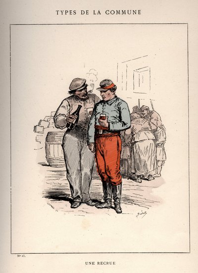 Commune of Paris: costume of UNE RECIRUE in 