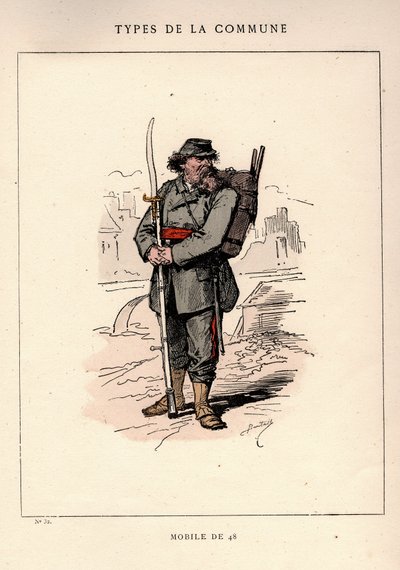 Commune of Paris: Costume of Mobile of 48 in 