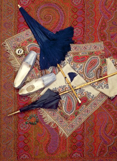 Costume Accessories 1845-70, Including Shoes by Slade of Cheltenham and Jewellery by Unbekannt