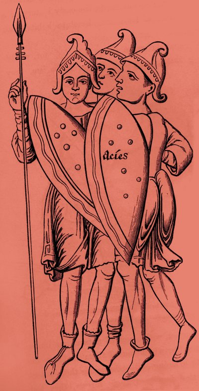 Costumes of Roman Soldiers, 6th - 12th Century by Unbekannter Künstler