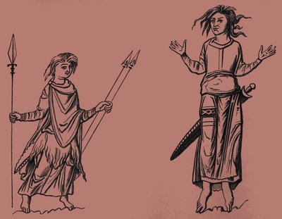 Costumes of the Franks, 4th - 8th Century by Unbekannter Künstler