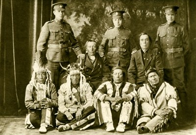 Cree First Nations Canadians during World War 1 by Unbekannter Künstler