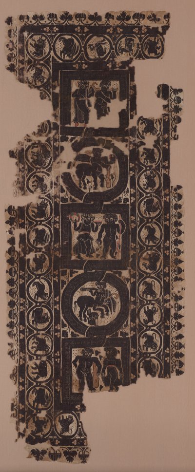 Curtain Panel with Scenes of Merrymaking by Unbekannt
