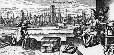 Danzig / Gdansk - View of the City, c. 1700 by Unbekannter Künstler