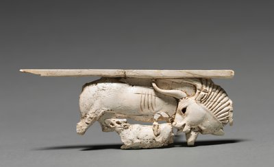 Decorative Plaque: Cow Nursing Its Calf by Unbekannt
