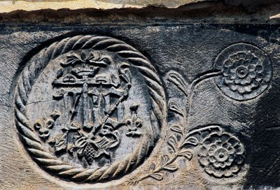 Decorative detail from the entrance by Benjamin Baud