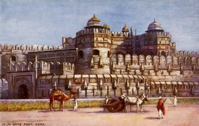 Delhi Gate Fort, Agra, early 20th century by Unbekannter Künstler