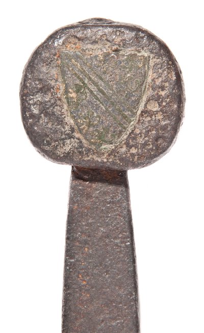 (Detail) Late Medieval Broadsword with Earlier Viking Blade and Armorial Bearings of the De Bohun Family by Unbekannt