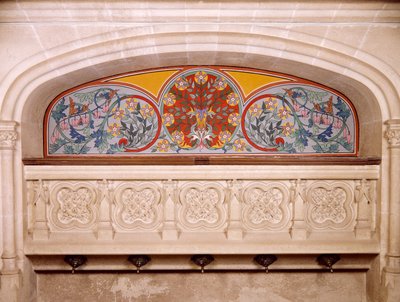Decoration of Chateau de Roquetaillade (detail) by Benjamin Baud