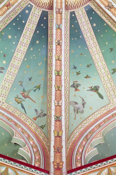 Detail of the Ceiling, Castell Coch, South Wales by Unbekannt