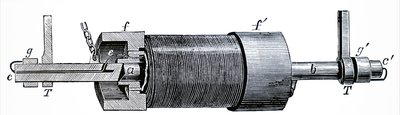 Diagram Depicting an Electromagnet by Unbekannt