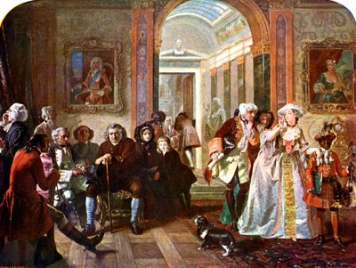 Doctor Johnson in the ante-room of Lord Chesterfield by Unbekannter Künstler