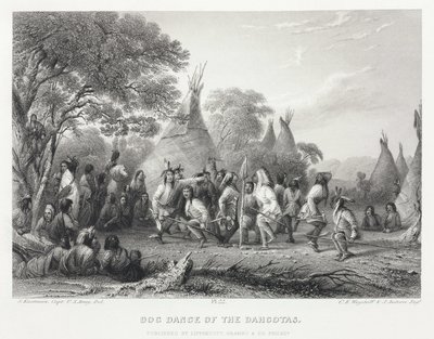 Dog Dance of the Dakotas, North America by Unbekannt