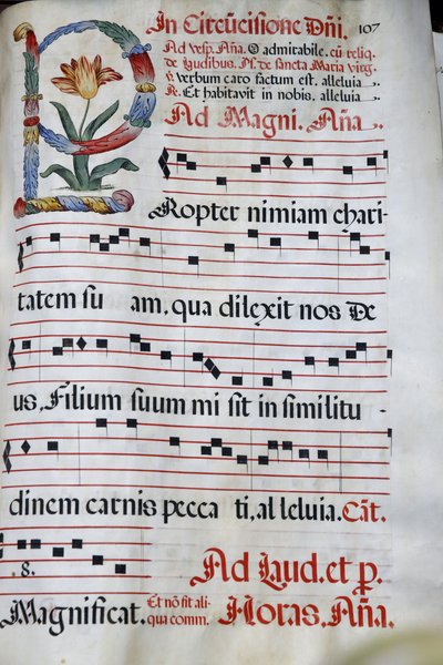Domus Galilaeae or House of Galilee, Antiphonary, The Circumcision of Jesus, Mount of Beatitudes, Israel by Unbekannt