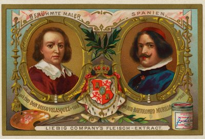 Don Diego Velasquez and Bartolmeo Murillo by Leopold Blonder