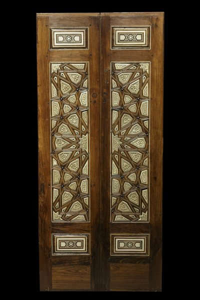 Door with star decor by William M. Timlin