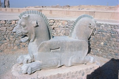 Double Dragon from a Capital, Achaemenian Period, 5th Century BC by Unbekannt