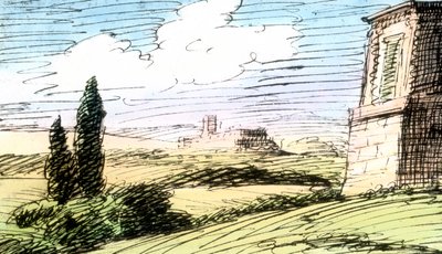 Drawing by Goethe by Unbekannter Künstler