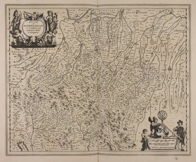 Duchy of Modena and Reggio with the Domain of Carfagnana by Unbekannter Künstler