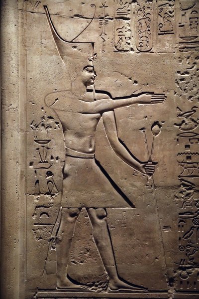 Egypt, Medamud, Montu Temple Door (detail) by Unbekannter Künstler