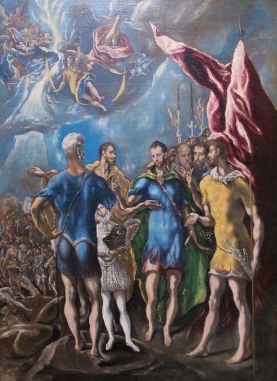 Martyrdom of Saint Maurice and the Theban Legion (cropped) by Unbekannter Künstler