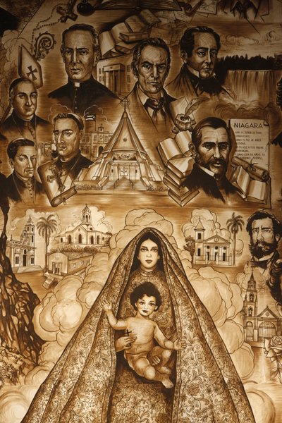 El Mural de la Ermita, Fresco in Ermita de la Caridad Church, Miami, United States by Unbekannt