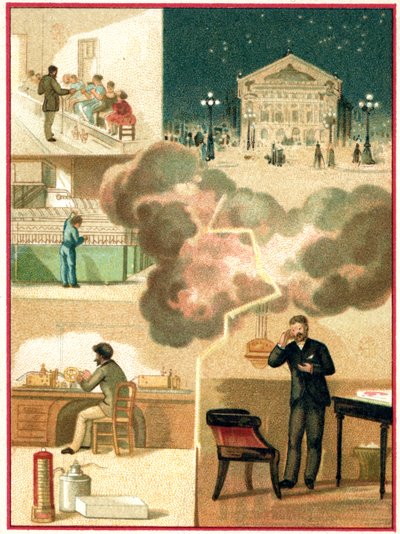 Electricity: From the Power Station to the City Lighting, c. 1900-1910 by Unbekannter Künstler
