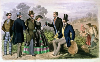 Elegant Society at the Grape Harvest, c.1860-1870 by Unbekannter Künstler