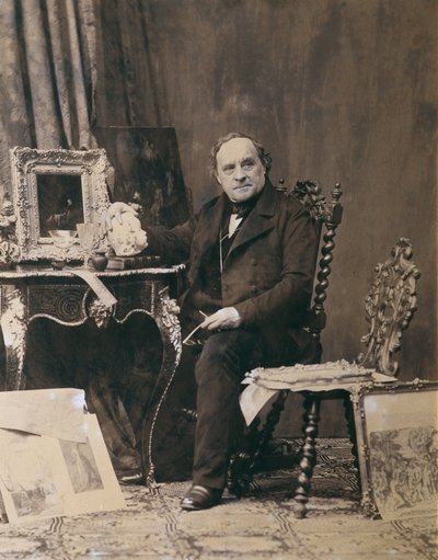 Erasmus Engerth at the Desk by Unbekannter Künstler
