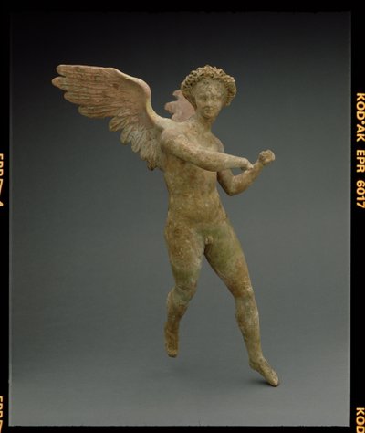 Eros in flight, figure made at Myrina in Asia Minor Greek, Hellenistic Period, c.150-100 BC by Unbekannt