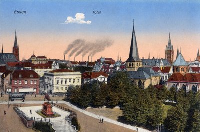 Essen, Germany - View of the city centre, early 20th century by Unbekannter Künstler