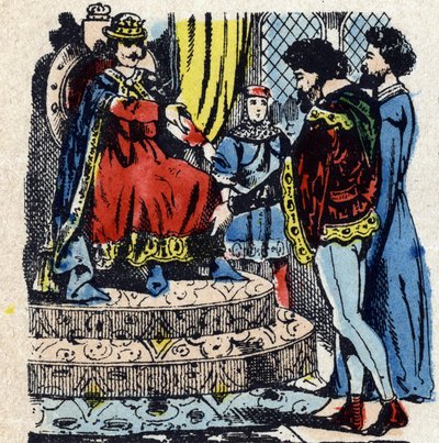 Expulsion of Jews and Italian bankers under Charles IV by Unbekannter Künstler