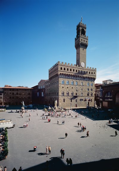 Exterior of the Palazzo Vecchio designed by Arnolfo di Cambio by Unbekannt