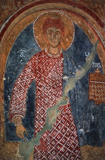 Figure of saint by Benjamin Baud