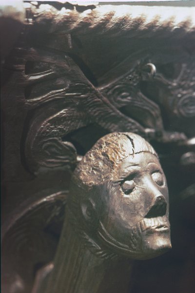 Figurehead from a Viking Longship, 9th Century by Unbekannt