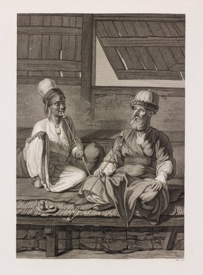 Figures of Abyssinia and Constantinople by Unbekannt