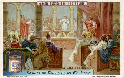 First Council of Nicaea Lead by the Roman Emperor Constantine I by Unbekannt
