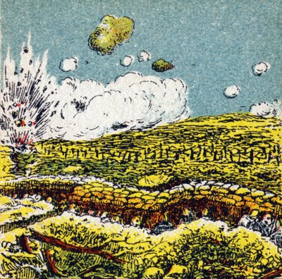 First World War 1914-1918: The Battle of Verdun on February 21 by Unbekannt