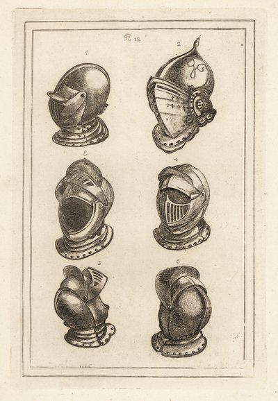 Flemish Helmets from the Armory at Breda by Unbekannt