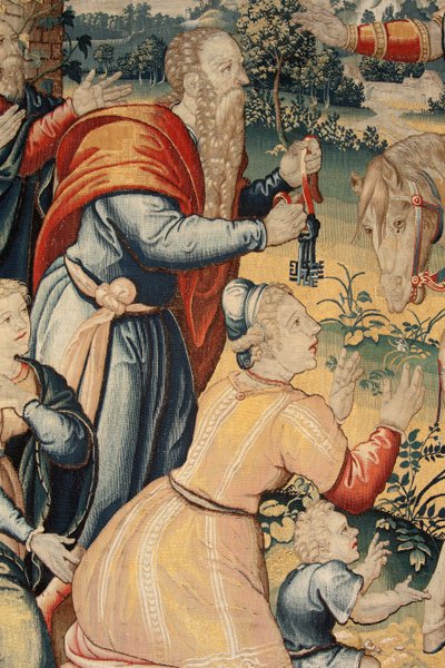 Flemish Tapestry. Series The History of Hannibal. Hannibal in Italy. Third Tapestry of Those Preserved. Models Anonymous Master of the Netherlands. Manufacture Brussels’ Workshops. Ca 1570. Fabric Wool and Silk. 6.5/7 Warps per cm by Unbekannt