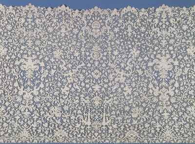 Flounce of guipure lace, French, c.1700 by Unbekannt