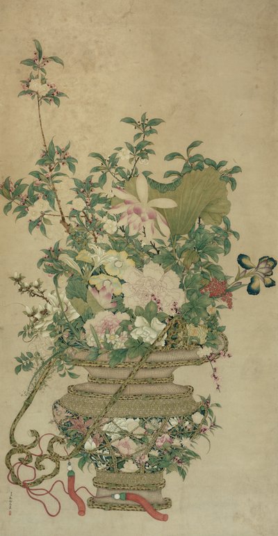 Flowers of the Four Seasons by Unbekannt