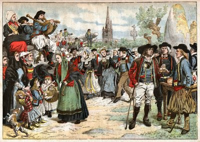 Folklore in Brittany by Nicolas Liez