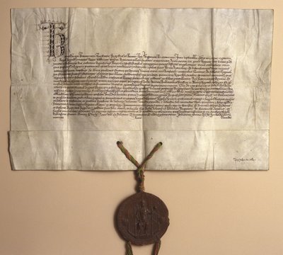 Foundation Charter of Charles University by Unbekannt