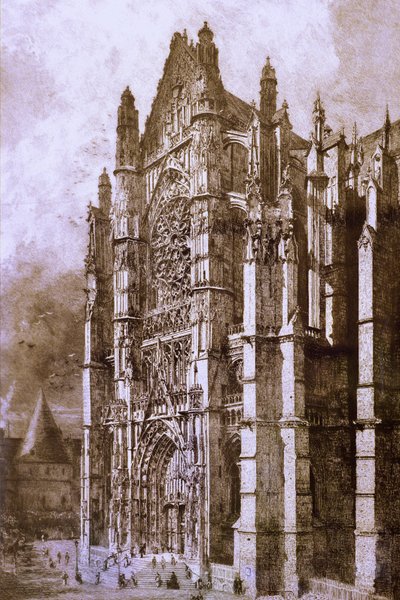 Cathedrale de Beauvais by Unbekannt