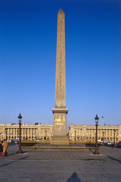 Obelisk of Luxor at the Place de la Concorde, Paris by Unbekannt