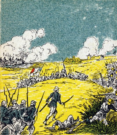 France to Tonkin. Engraving in 